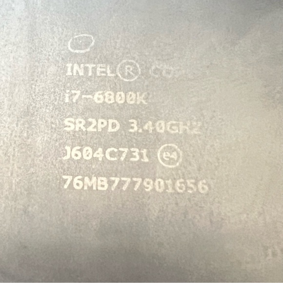 Intel i7 6800K SR2PD 3.40GHZ Computer CPU Chip - Picture 3 of 3